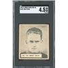 Image 1 : 1937 World Wide Gum #128 Jimmy Muir RC (SGC 4.5)