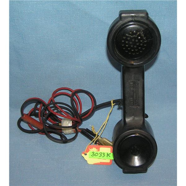 Early signed Bell System telephone early 1900's