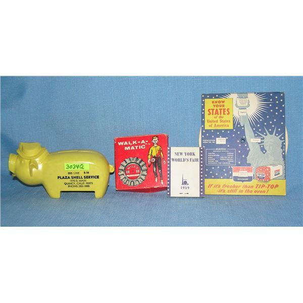 Group of 4 great early advertising pieces