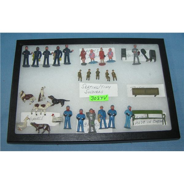 Collection of hand painted lead figures