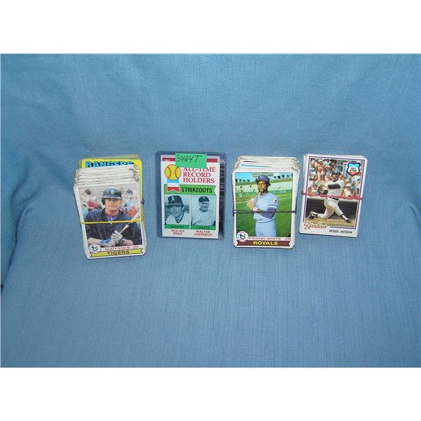 Nice group of vintage baseball cards
