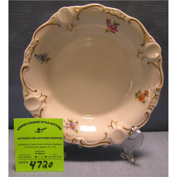 Early floral decorated porcelain bowl