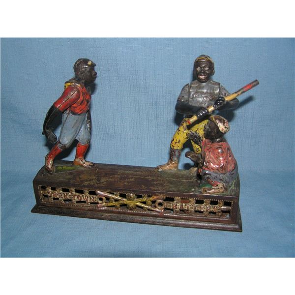 Original Dark Town Battery mechanical bank