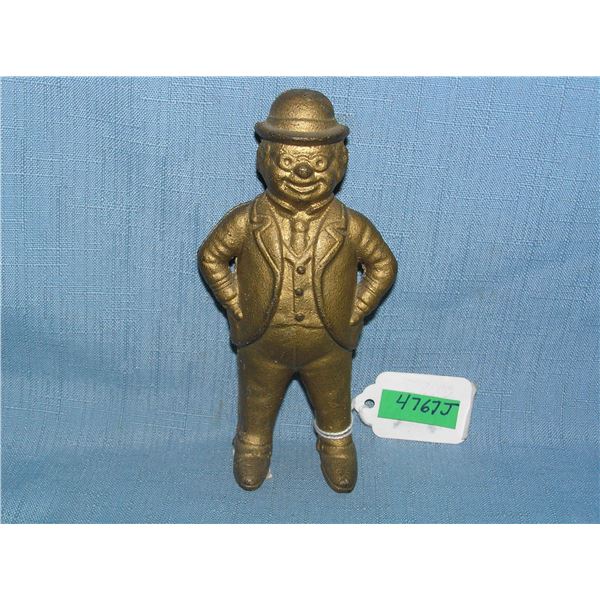 Foxy Grandpa cast iron bank