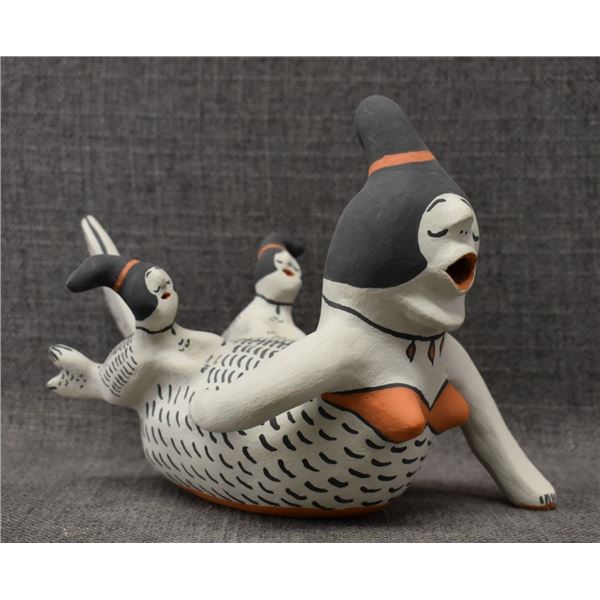 COCHITI  POTTERY MERMAID ( MARTHA ARQUERO)