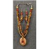Image 1 : NAVAJO NECKLACE AND EARRINGS (BERNYSE CHAVEZ)