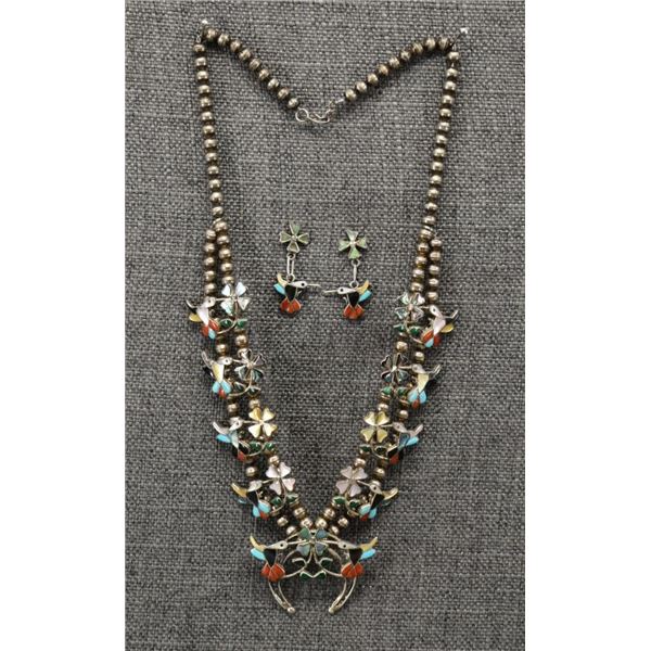 ZUNI NECKLACE AND EARRINGS