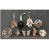 Image 1 : NINE PUEBLO POTTERY CHRISTMAS ORNAMENTS