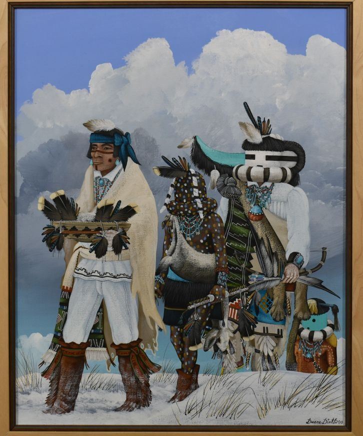 Duane R Probus Artist ZUNI PAINTING (DUANE DISHTA) - R. G. Munn Auction LLC