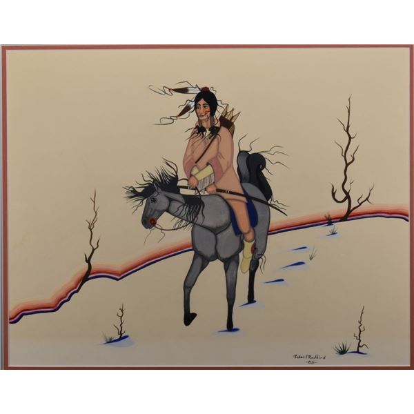 KIOWA PAINTING (ROBERT REDBIRD)