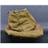 Image 8 : PAIUTE CRADLE WITH SKOOKUM DOLL, BEADED BOW, AND PIMA BASKET