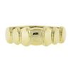 Image 4 : Estate Solid 14K Yellow Gold Polished Finish Stackable Pyramid Style Band Ring