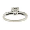 Image 6 : Vintage 14k White Gold .45 ctw Old Cut Diamond Solitaire Engagement Promise Ring