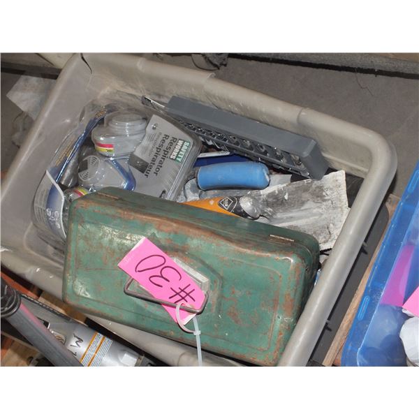 Bin Of Assorted Tools