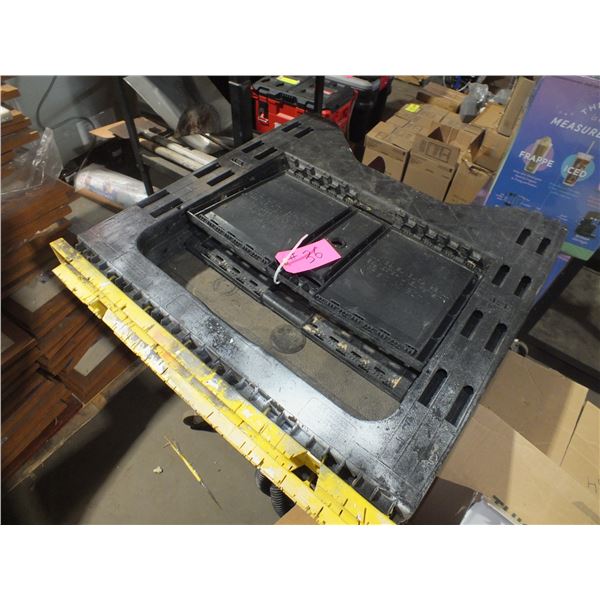 Two Plastic Saw Horses