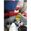 Image 6 : Bin Of Lubricants & Coleman Cooler