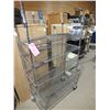 Image 1 : Stainless Steel Storage Rack On Wheels