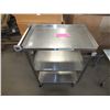 Image 1 : Stainless Steel Catering Cart On Wheels