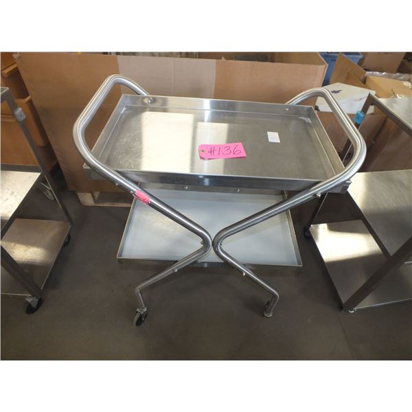 Stainless Steel Catering Cart On Wheels