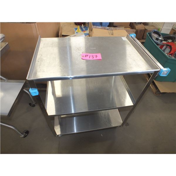 Stainless Steel Catering Cart On Wheels