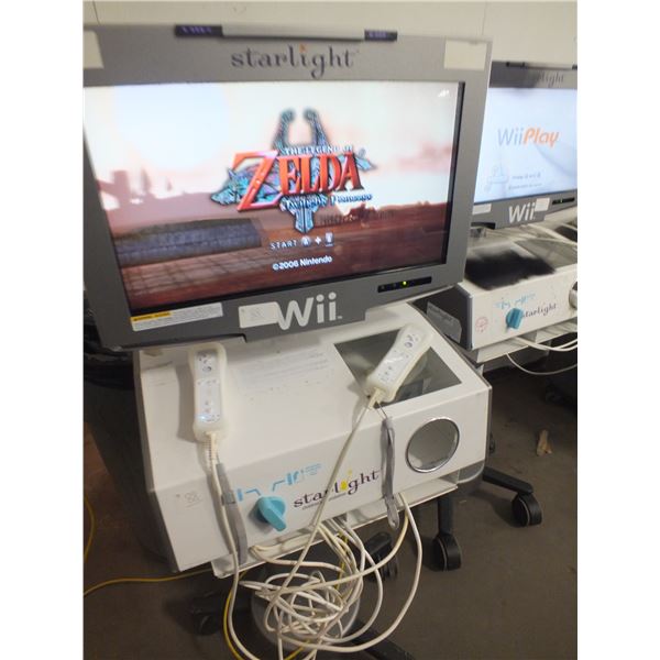 WII Game System On Wheels w/ Monitor