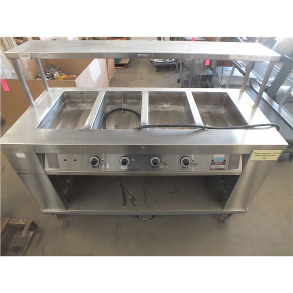 Stainless Steel 4 Bay Steam Table