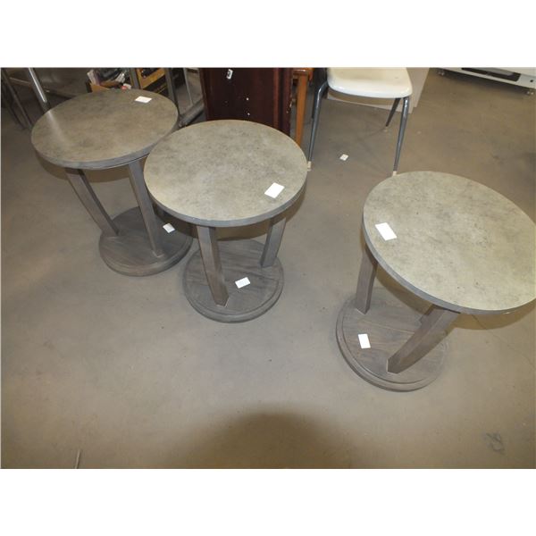 3 Wooden Plant Stands