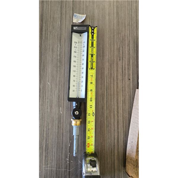 Six Weksler 9" Glass Thermometers