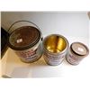 Image 2 : VINTAGE ROGERS GOLDEN SYRUP 2, 5 AND 10 LB TINS, NO SMOKESTACKS