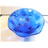 Image 2 : 112.  BLUE FENTON 3 FOOTED BOWL