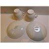 Image 2 : 118.  2 DIEFENBAKER BRIDGE, PRINCE ALBERT CUPS AND SAUCERS, ROYAL FALCONWARE