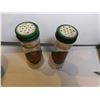 Image 2 : 123.  VINTAGE CONDOR SHAKER TOP SPICE BOTTLES