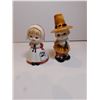 Image 2 : 129.  LEFTON PILGRIM SALT AND PEPPER SHAKERS