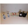 Image 2 : 130.  VINTAGE SALT AND PEPPER SHAKER LOT, WINDMILLS, WATKINS, GLASS
