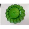 Image 2 : 143.  IRREDESCENT GREEN INDIANNA GLASS DEVILLED EGG TRAY