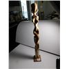 Image 1 : 152.  DUAL TONED FEMALE NUDE WOOD CARVING