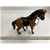 Image 1 : Genuine Leather Horse w/saddle 7' Long