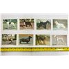 Image 1 : (8) 1950's - 60's Dog Cardds Double Sided