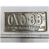 Image 2 : (1) 1949 Alberta License Plate