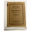 Image 1 : Operating Instructions Cockshutt Standard 80" or Row Crop 80"  Tractor booklet