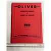 Image 1 : Oliver Operations Manual for Super "55" Tractor