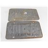 Image 2 : 299.  2 1973 LISCENCE PLATES, FARM AND COMMERCIAL