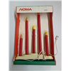 Image 1 : Vintage NOMA 5 light Candle Deign Christmas Lights w/ Original Box