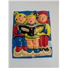 Image 1 : Vintage "Christmas Carols" Plastic Christmas Decor 12"x11"