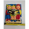 Image 3 : Vintage "Christmas Carols" Plastic Christmas Decor 12"x11"