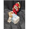 Image 1 : 1988 Schmid Vintage Music Box (Santa and Wishing Child Design) Works