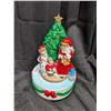 Image 1 : 1987 rotating Vintage Christmas Music Box (Works)