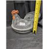 Image 2 : Vintage Glass Chicken Hens Nest (Excellent Condition)