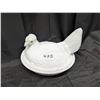 Image 1 : Vintage Milk Glass Chicken Hens Nest (Excellent Condition)