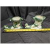 Image 2 : (2) Vintage Made in Japan 4" Cornucopias vase